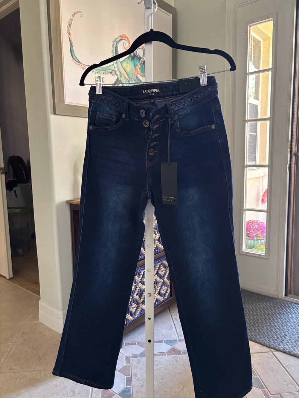 #191 Sandpiper Women's Dark Indigo Straight-Leg Jeans